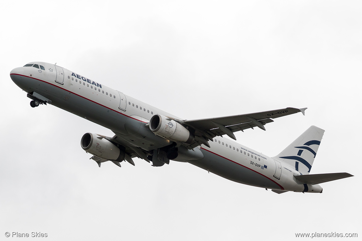 Aegean Airlines Airbus A321-200 SX-DVP at London Heathrow Airport (EGLL/LHR) Aegean Airlines Airbus A321-200 SX-DVP at London Heathrow Airport (EGLL/LHR)