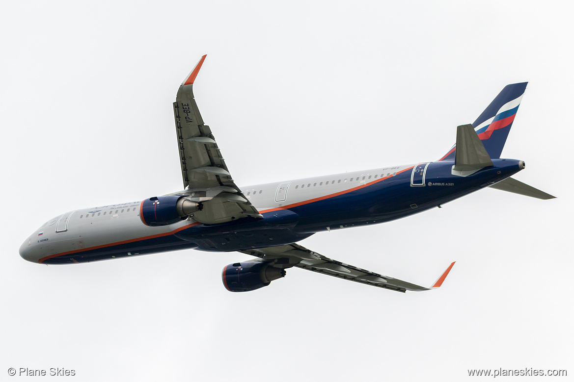 Aeroflot Airbus A321-200 VQ-BEE at London Heathrow Airport (EGLL/LHR)