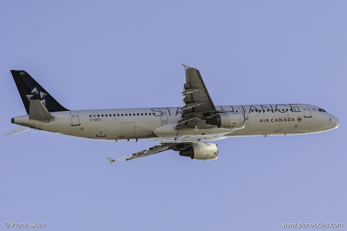 Air Canada Airbus A321-200 C-GITU at San Francisco International Airport (KSFO/SFO)