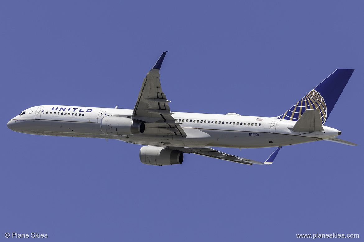United Airlines Boeing 757-200 N14106 at San Francisco International Airport (KSFO/SFO) United Airlines Boeing 757-200 N14106 at San Francisco International Airport (KSFO/SFO)
