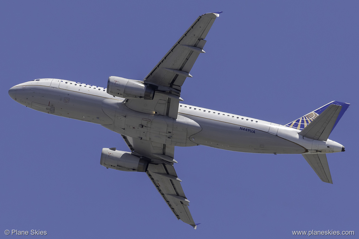 United Airlines Airbus A320-200 N449UA at San Francisco International Airport (KSFO/SFO)