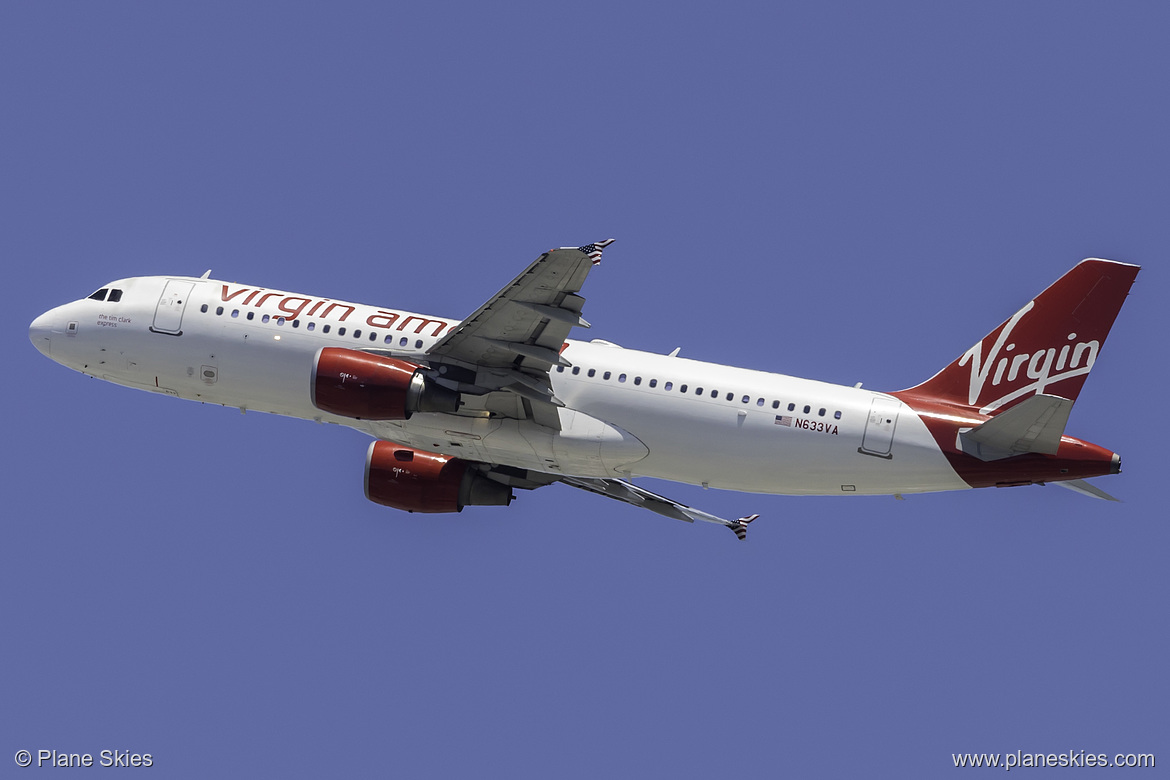 Virgin America Airbus A320-200 N633VA at San Francisco International Airport (KSFO/SFO)