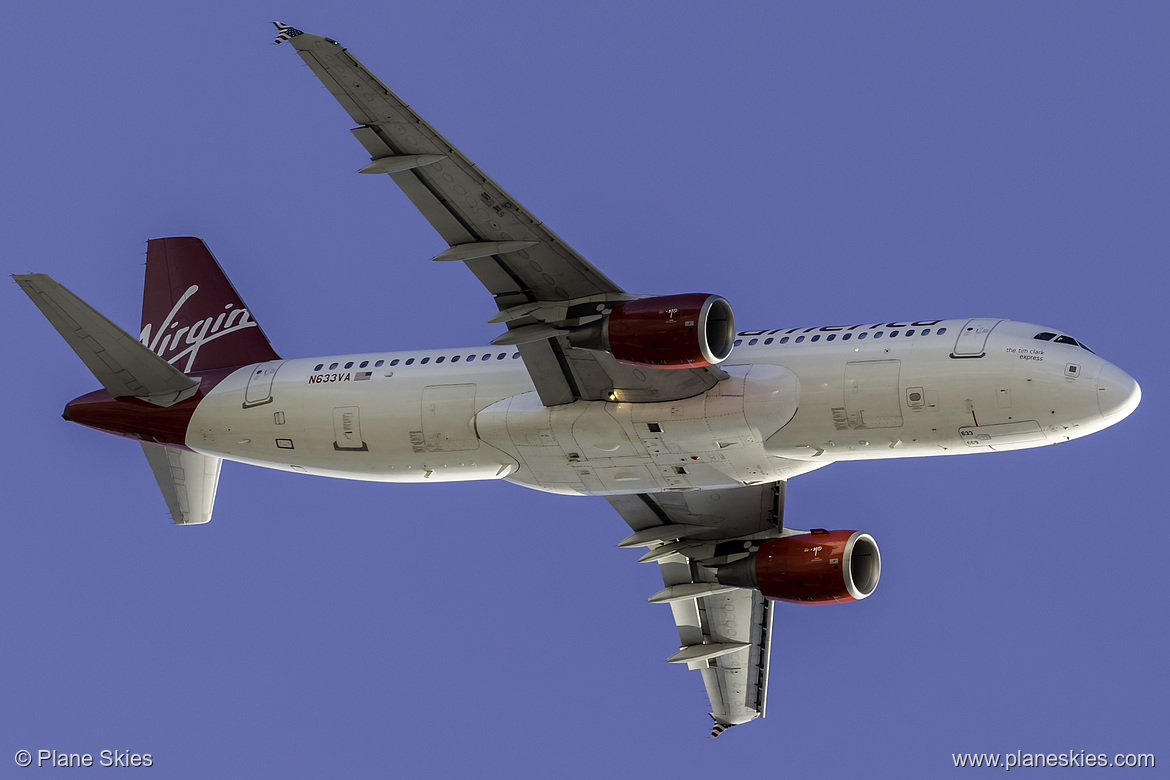 Virgin America Airbus A320-200 N633VA at San Francisco International Airport (KSFO/SFO)