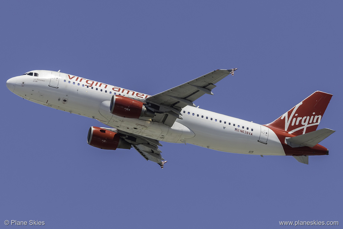 Virgin America Airbus A320-200 N638VA at San Francisco International Airport (KSFO/SFO)