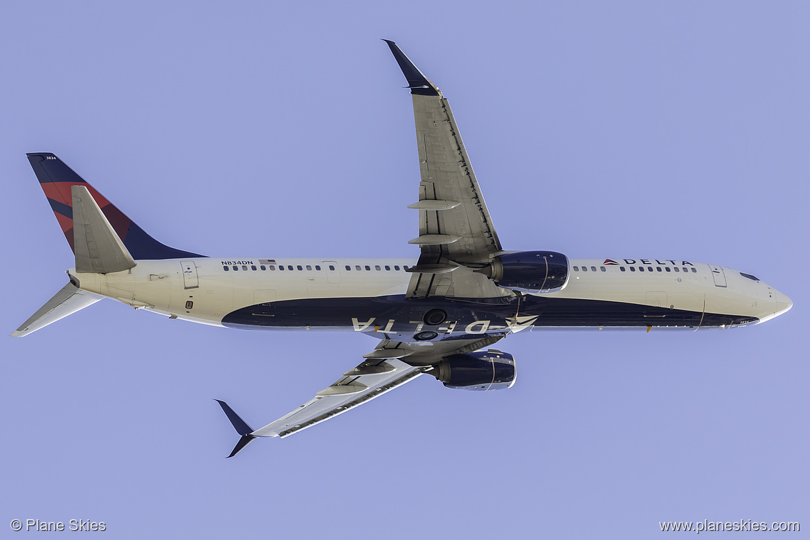 Delta Air Lines Boeing 737-900ER N834DN at San Francisco International Airport (KSFO/SFO)