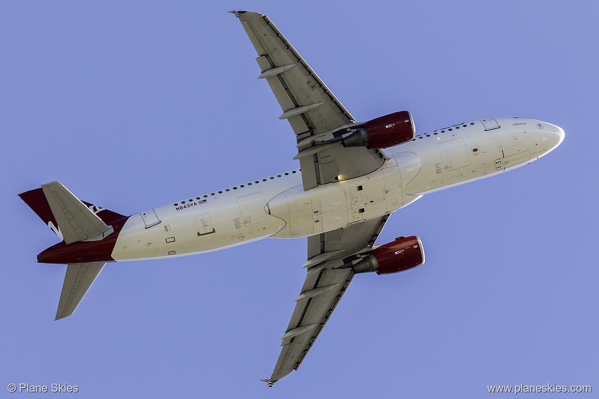 Virgin America Airbus A320-200 N843VA at San Francisco International Airport (KSFO/SFO)