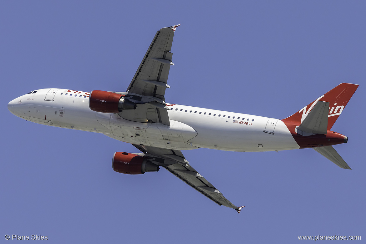 Virgin America Airbus A320-200 N846VA at San Francisco International Airport (KSFO/SFO)