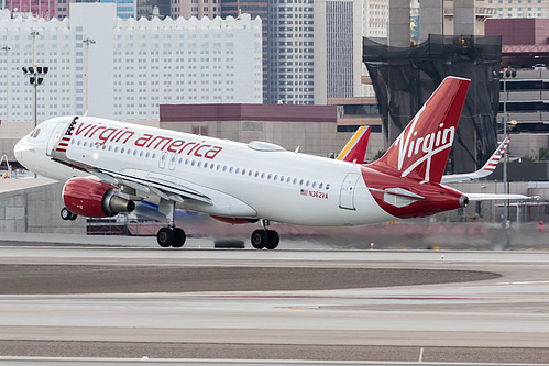 Virgin America Airbus A320-200 N362VA at McCarran International Airport (KLAS/LAS)