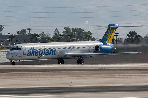 Allegiant Air McDonnell Douglas MD-83 N406NV at McCarran International Airport (KLAS/LAS) Allegiant Air McDonnell Douglas MD-83 N406NV at McCarran International Airport (KLAS/LAS)