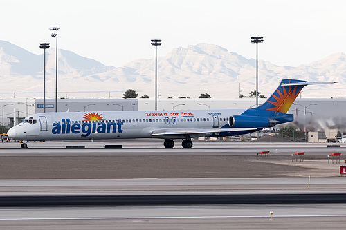 Allegiant Air McDonnell Douglas MD-83 N408NV at McCarran International Airport (KLAS/LAS) Allegiant Air McDonnell Douglas MD-83 N408NV at McCarran International Airport (KLAS/LAS)