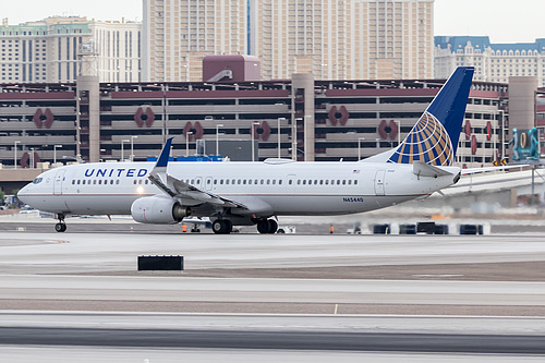 United Airlines Boeing 737-900ER N45440 at McCarran International Airport (KLAS/LAS) United Airlines Boeing 737-900ER N45440 at McCarran International Airport (KLAS/LAS)