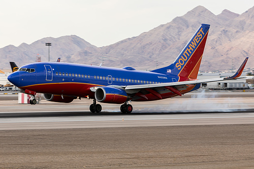 Southwest Airlines Boeing 737-700 N469WN at McCarran International Airport (KLAS/LAS) Southwest Airlines Boeing 737-700 N469WN at McCarran International Airport (KLAS/LAS)