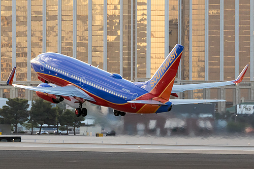 Southwest Airlines Boeing 737-700 N469WN at McCarran International Airport (KLAS/LAS) Southwest Airlines Boeing 737-700 N469WN at McCarran International Airport (KLAS/LAS)