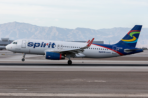 Spirit Airlines Airbus A320-200 N620NK at McCarran International Airport (KLAS/LAS)