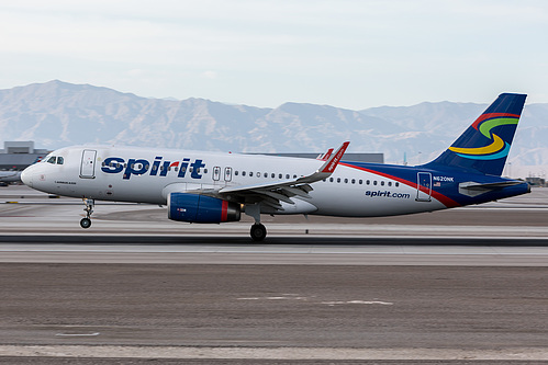 Spirit Airlines Airbus A320-200 N620NK at McCarran International Airport (KLAS/LAS) Spirit Airlines Airbus A320-200 N620NK at McCarran International Airport (KLAS/LAS)