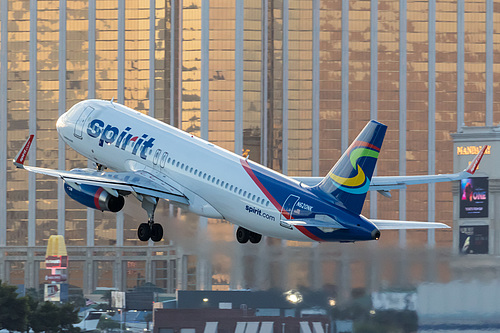 Spirit Airlines Airbus A320-200 N620NK at McCarran International Airport (KLAS/LAS)