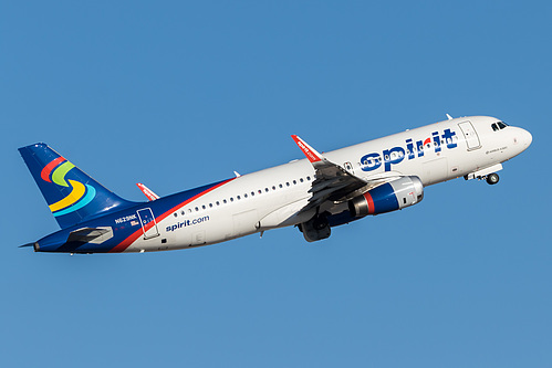 Spirit Airlines Airbus A320-200 N629NK at McCarran International Airport (KLAS/LAS)