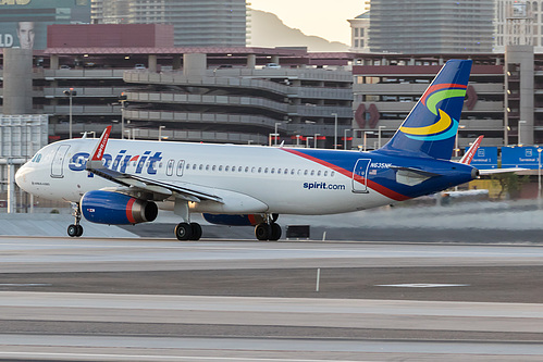 Spirit Airlines Airbus A320-200 N635NK at McCarran International Airport (KLAS/LAS) Spirit Airlines Airbus A320-200 N635NK at McCarran International Airport (KLAS/LAS)