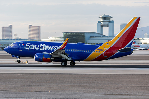 Southwest Airlines Boeing 737-700 N766SW at McCarran International Airport (KLAS/LAS)