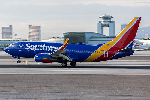 Southwest Airlines Boeing 737-700 N766SW at McCarran International Airport (KLAS/LAS) Southwest Airlines Boeing 737-700 N766SW at McCarran International Airport (KLAS/LAS)