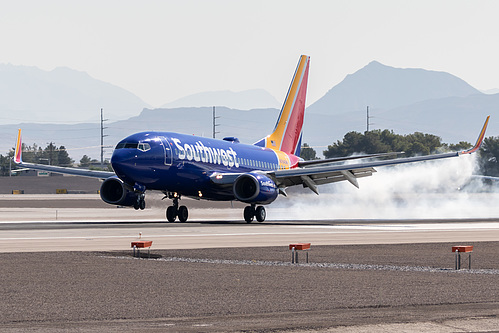 Southwest Airlines Boeing 737-700 N784SW at McCarran International Airport (KLAS/LAS) Southwest Airlines Boeing 737-700 N784SW at McCarran International Airport (KLAS/LAS)