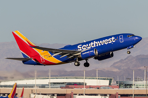 Southwest Airlines Boeing 737-700 N7883A at McCarran International Airport (KLAS/LAS) Southwest Airlines Boeing 737-700 N7883A at McCarran International Airport (KLAS/LAS)