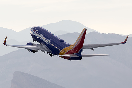 Southwest Airlines Boeing 737-700 N791SW at McCarran International Airport (KLAS/LAS)