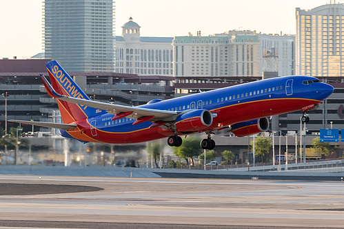 Southwest Airlines Boeing 737-800 N8316H at McCarran International Airport (KLAS/LAS) Southwest Airlines Boeing 737-800 N8316H at McCarran International Airport (KLAS/LAS)