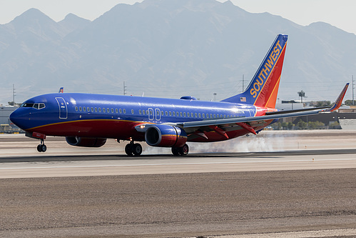 Southwest Airlines Boeing 737-800 N8607M at McCarran International Airport (KLAS/LAS)
