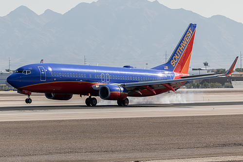 Southwest Airlines Boeing 737-800 N8607M at McCarran International Airport (KLAS/LAS) Southwest Airlines Boeing 737-800 N8607M at McCarran International Airport (KLAS/LAS)