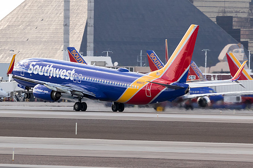 Southwest Airlines Boeing 737-800 N8667D at McCarran International Airport (KLAS/LAS) Southwest Airlines Boeing 737-800 N8667D at McCarran International Airport (KLAS/LAS)