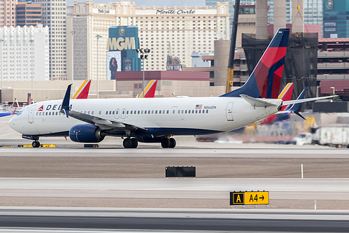 Delta Air Lines Boeing 737-900ER N866DN at McCarran International Airport (KLAS/LAS) Delta Air Lines Boeing 737-900ER N866DN at McCarran International Airport (KLAS/LAS)