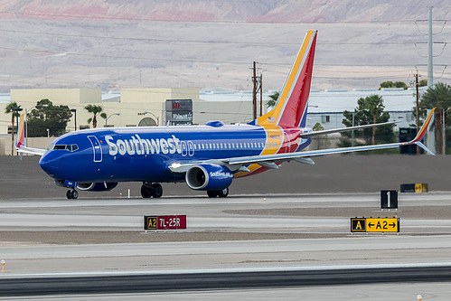 Southwest Airlines Boeing 737-800 N8683D at McCarran International Airport (KLAS/LAS) Southwest Airlines Boeing 737-800 N8683D at McCarran International Airport (KLAS/LAS)