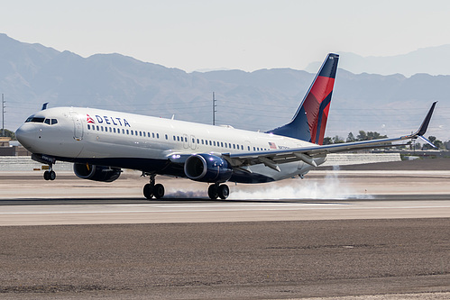 Delta Air Lines Boeing 737-900ER N878DN at McCarran International Airport (KLAS/LAS) Delta Air Lines Boeing 737-900ER N878DN at McCarran International Airport (KLAS/LAS)