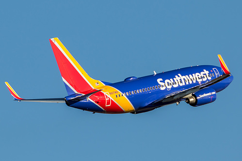 Southwest Airlines Boeing 737-700 N917WN at McCarran International Airport (KLAS/LAS)