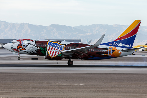 Southwest Airlines Boeing 737-700 N918WN at McCarran International Airport (KLAS/LAS) Southwest Airlines Boeing 737-700 N918WN at McCarran International Airport (KLAS/LAS)