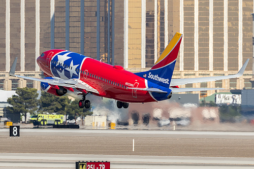 Southwest Airlines Boeing 737-700 N922WN at McCarran International Airport (KLAS/LAS) Southwest Airlines Boeing 737-700 N922WN at McCarran International Airport (KLAS/LAS)