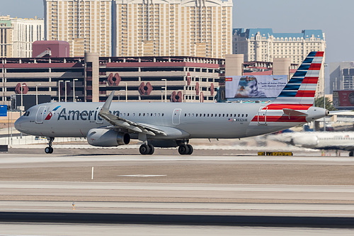 American Airlines Airbus A321-200 N932AM at McCarran International Airport (KLAS/LAS) American Airlines Airbus A321-200 N932AM at McCarran International Airport (KLAS/LAS)