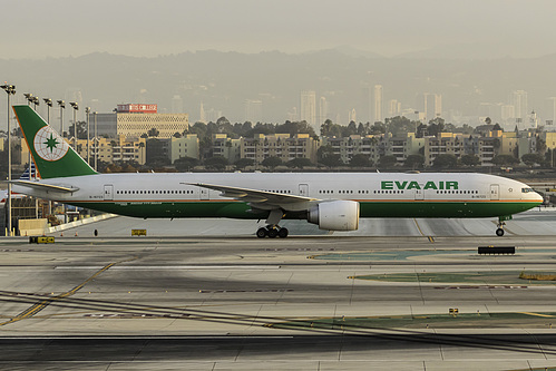 EVA Air Boeing 777-300ER B-16723 at Los Angeles International Airport (KLAX/LAX)