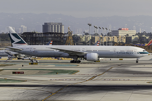 Cathay Pacific Boeing 777-300ER B-KPP at Los Angeles International Airport (KLAX/LAX) Cathay Pacific Boeing 777-300ER B-KPP at Los Angeles International Airport (KLAX/LAX)