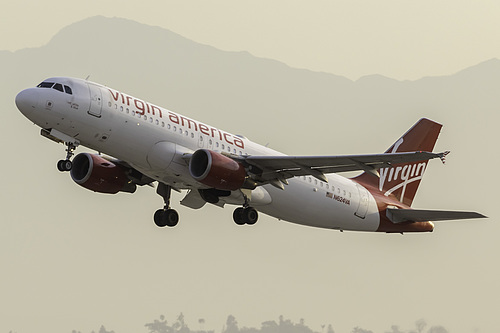 Virgin America Airbus A320-200 N624VA at Los Angeles International Airport (KLAX/LAX)