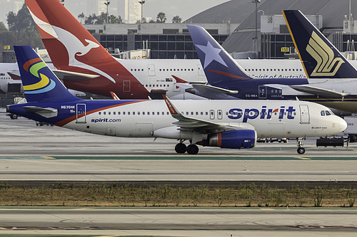 Spirit Airlines Airbus A320-200 N635NK at Los Angeles International Airport (KLAX/LAX)