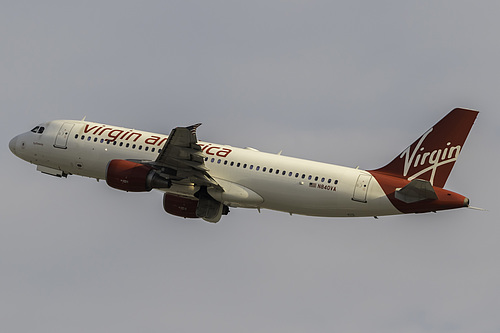 Virgin America Airbus A320-200 N840VA at Los Angeles International Airport (KLAX/LAX)