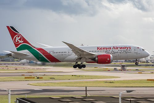 Kenya Airways Boeing 787-8 5Y-KZC at London Heathrow Airport (EGLL/LHR) Kenya Airways Boeing 787-8 5Y-KZC at London Heathrow Airport (EGLL/LHR)