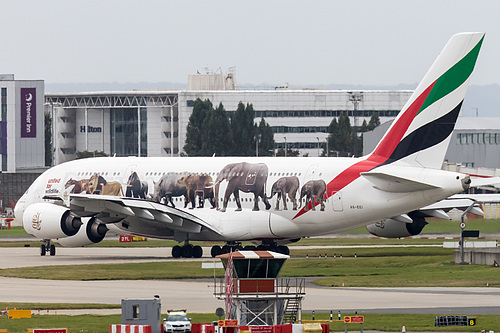 Emirates Airbus A380-800 A6-EEI at London Heathrow Airport (EGLL/LHR)