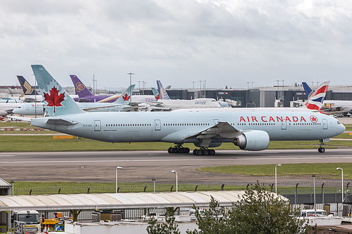Air Canada Boeing 777-300ER C-FJZS at London Heathrow Airport (EGLL/LHR) Air Canada Boeing 777-300ER C-FJZS at London Heathrow Airport (EGLL/LHR)