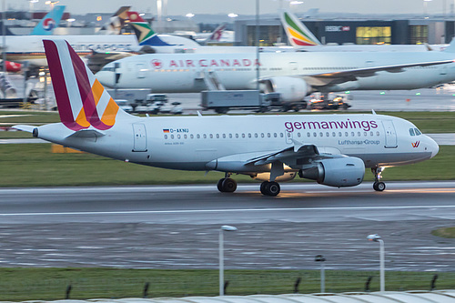 Germanwings Airbus A319-100 D-AKNU at London Heathrow Airport (EGLL/LHR) Germanwings Airbus A319-100 D-AKNU at London Heathrow Airport (EGLL/LHR)