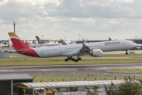 Iberia Airbus A340-600 EC-LFS at London Heathrow Airport (EGLL/LHR)