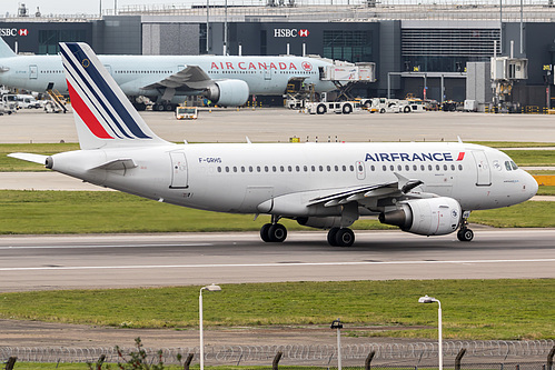 Air France Airbus A319-100 F-GRHS at London Heathrow Airport (EGLL/LHR) Air France Airbus A319-100 F-GRHS at London Heathrow Airport (EGLL/LHR)