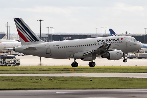 Air France Airbus A319-100 F-GRHY at London Heathrow Airport (EGLL/LHR) Air France Airbus A319-100 F-GRHY at London Heathrow Airport (EGLL/LHR)